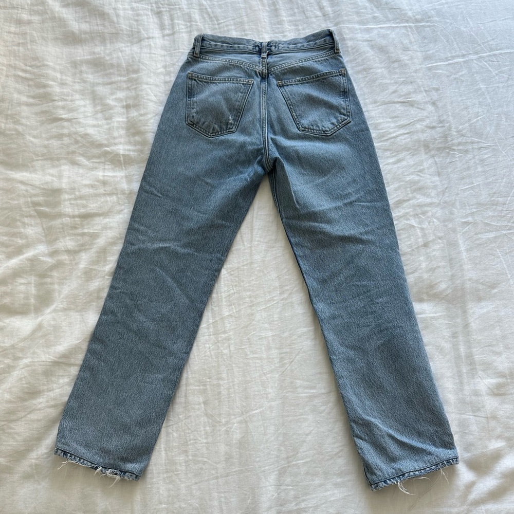 Agolde Lana Mid Rise Straight Jeans - Picture 2 of 8
